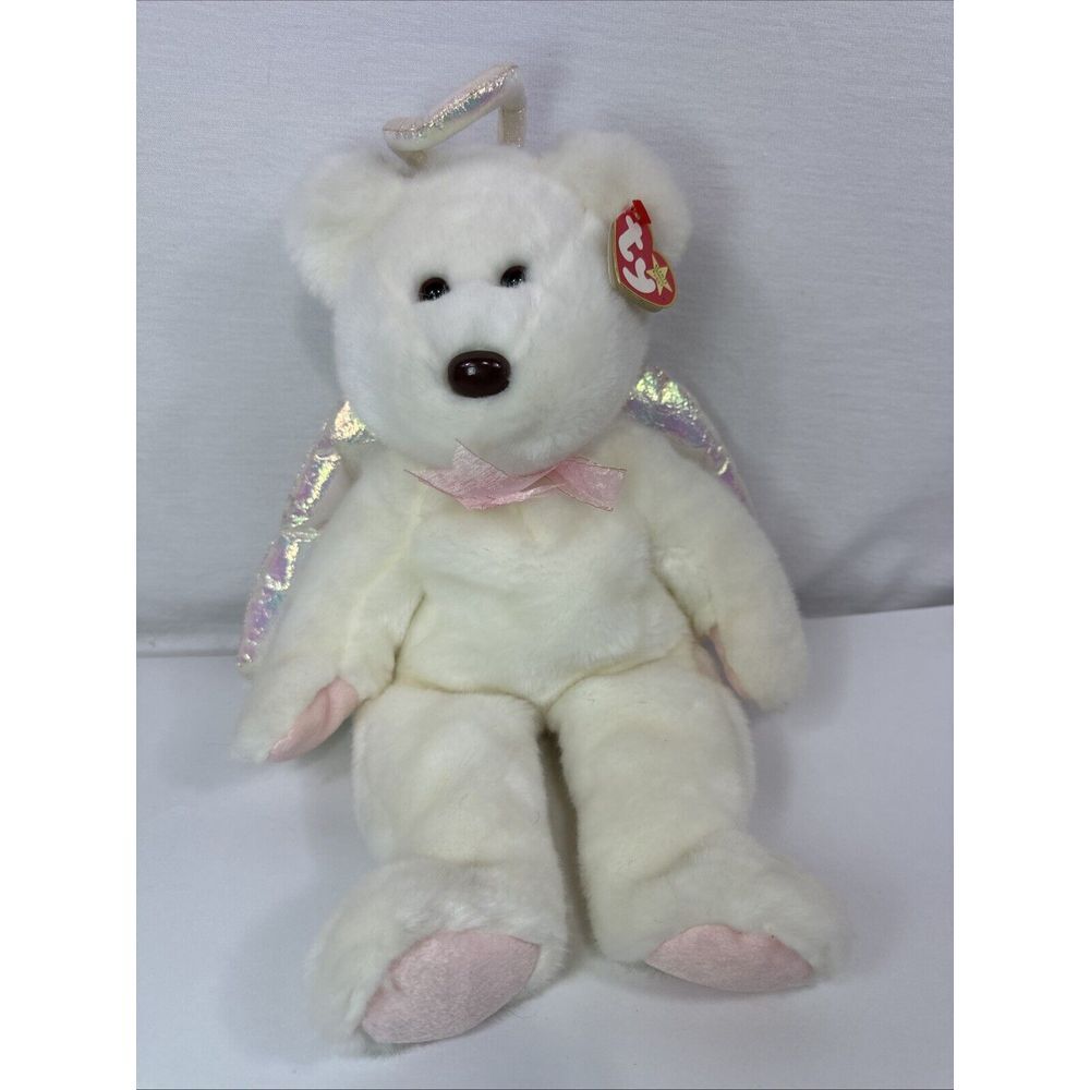Ty Beanie Buddy Halo Angel Bear Year 1999 13" Tall with tag